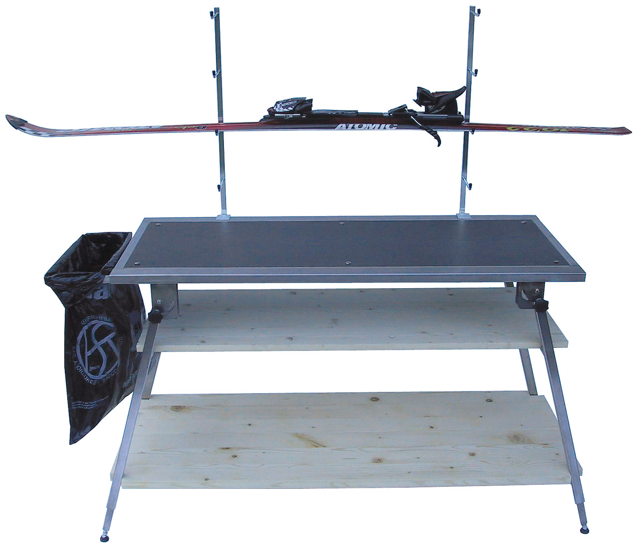6015_370a_Tisch FN-Tech Halterung für Kehrichtsack, Nettopreis