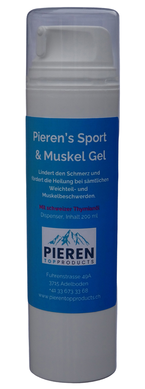 Pieren’s gel pour sport & muscles Muskel Gel 200 ml