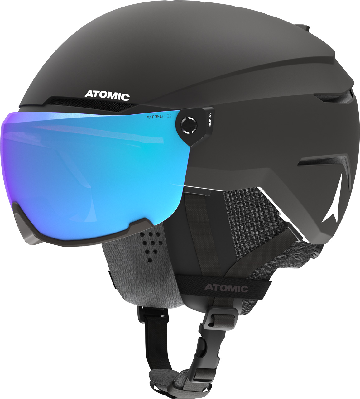 Atomic Visier Helm schwarz