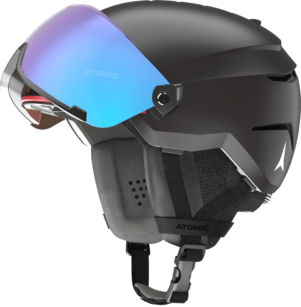 Atomic Visier Helm schwarz