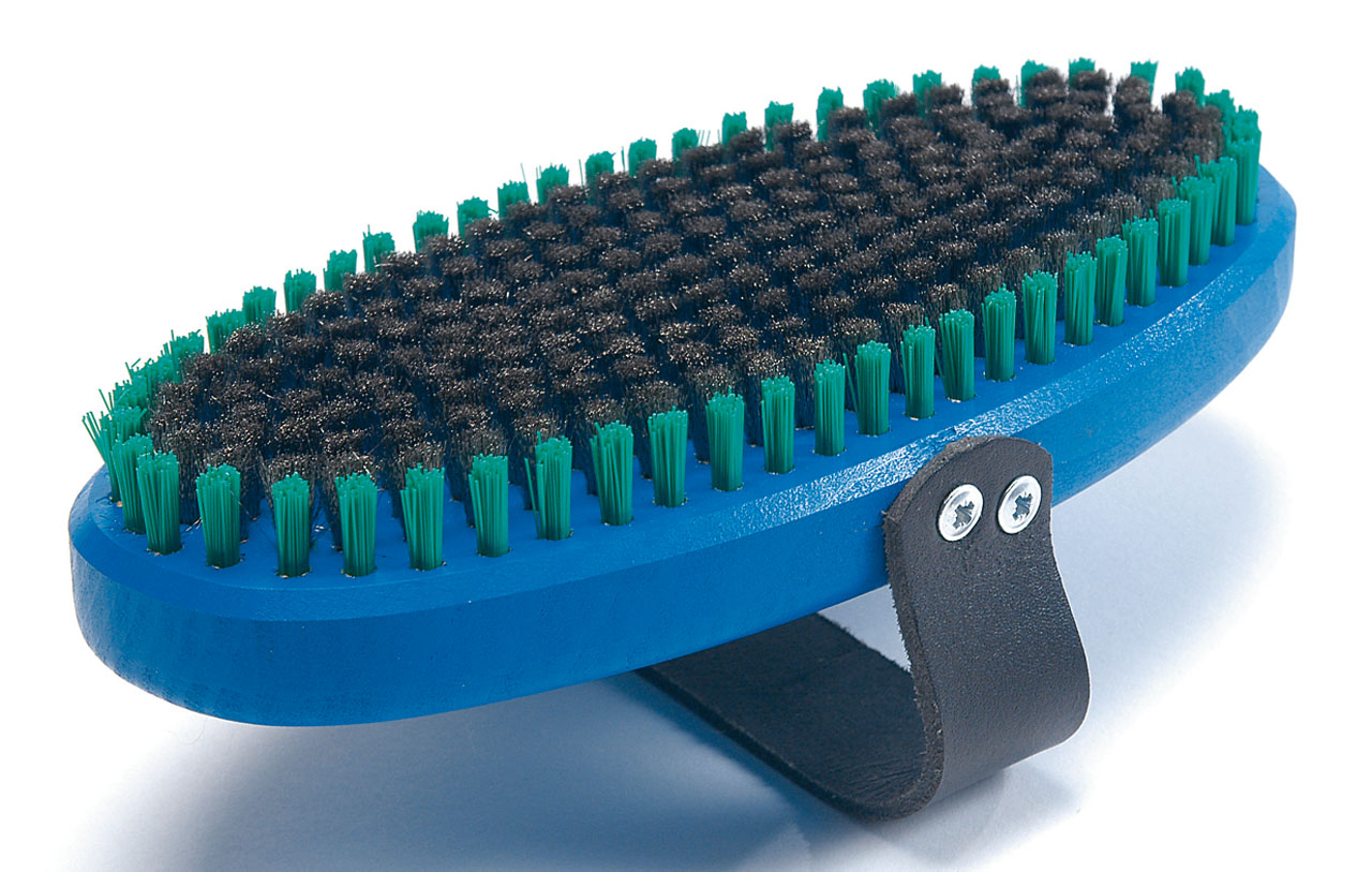 6708-OvalBrush_MicroFinis Holmenkol Steel Micro Finish brosse ovale
