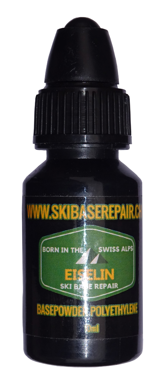 schwarzes Pulver zu 2 Komponenten Ski Base Repair Set