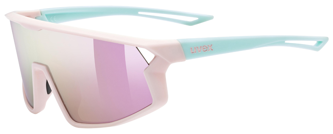Uvex Sonnenbrille rosa-hellblau